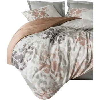 Povlečení Šedobéžové povlečení na dvoulůžko z bavlněného saténu 200x200 cm Blatt – Mijolnir ID_1775906