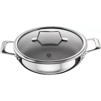 Pánev Astral Pánev na smažení se skleněnou poklicí, výška: 90 mm, délka: 330 mm