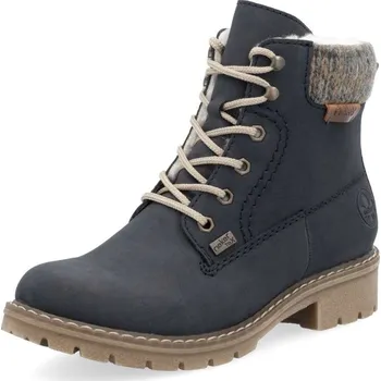 Dámské kozačky Dámská kotníková obuv RIEKER Y9118-14 modrá W5 38