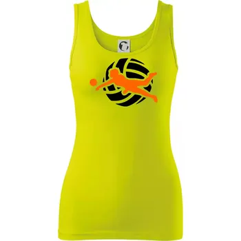 Dámské tričko Volejbalistka - Dámské tílko - M ( Limetková )