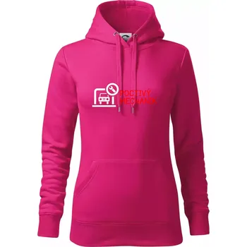 Dámská mikina Poctivý mechanik - Mikina dámská Cape s kapucí - XL ( Purpurová )