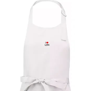 Kuchyňská zástěra I Love LDN - Dámská zástěra na vaření - Univerzální velikost ( Bílá )