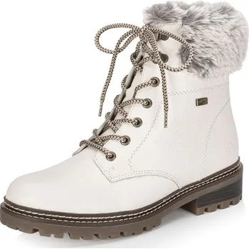 Dámské kozačky Rieker Dámská kotníková obuv REMONTE D0B74-80 béžová W5 37