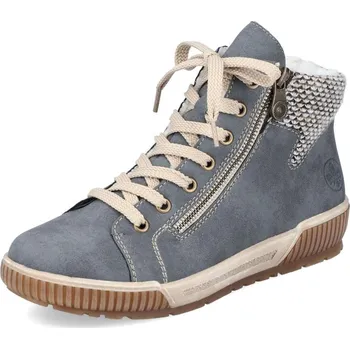 Dámské kozačky Dámská kotníková obuv RIEKER N0709-14 modrá W5 37