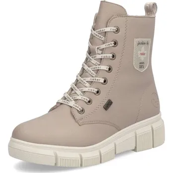Dámské kozačky Dámská kotníková obuv RIEKER X3410-20 béžová W5 41