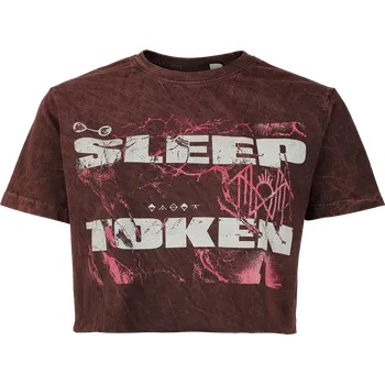 Dámské tričko Tričko z Sleep Token - Texture - Ženy - červená