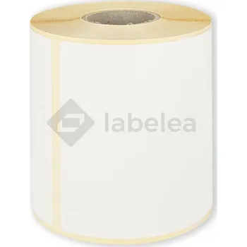 Samolepící etiketa Labelea Samolepicí TERMO etikety 101,6x203,2 mm bílé papírové, 300 etiket na roli, perforace mezi etiketami, Barva etiket Bílá, Vnitřní průměr dutinky 40 mm ETM101203WP