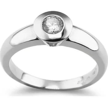Prsten Zlatý prsten s diamantem 500467W