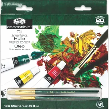 Olejová barva Olejové barvy Royal and Langnickel 18ks + štětce