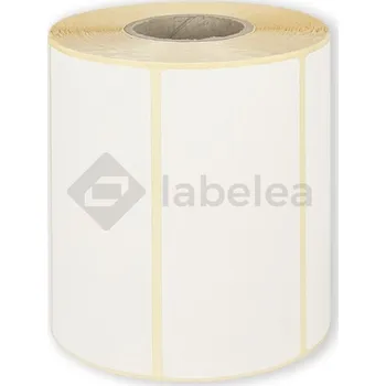 Speciální papír Labelea Samolepicí TERMO etikety 100x50 mm bílé papírové, 1000 etiket na roli, Barva etiket Bílá, Vnitřní průměr dutinky 40 mm ETM100050W