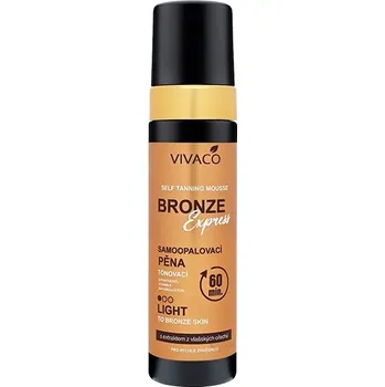 Samoopalovací přípravek Vivaco Bronze Express samoopalovací pěna 200 ml Light