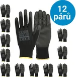 Pracovní rukavice STROXX lehké černé, velikost 11, SET 12 ks