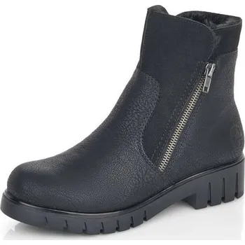 Dámské kozačky Dámská kotníková obuv RIEKER X2681-00 černá W5 40