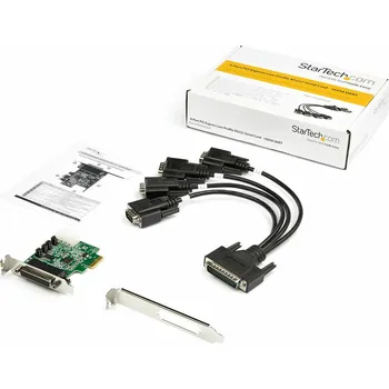 Síťová karta Karta PCI Startech PEX4S953LP Zelená