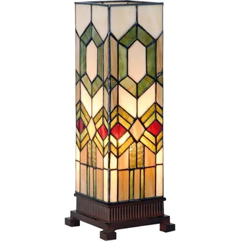 Lampička Stolní lampa Tiffany Gonos - 12.5*35 cm 1x E14 / max 40W
