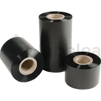 Pásek do tiskárny Labelea Termotransferová páska 110 mm x 74 m vosková premium černá, návin vnější (OUT), 1/2" (12,7 mm) dutinka dlouhá 110 mm se zářezy TTR110074WP47652