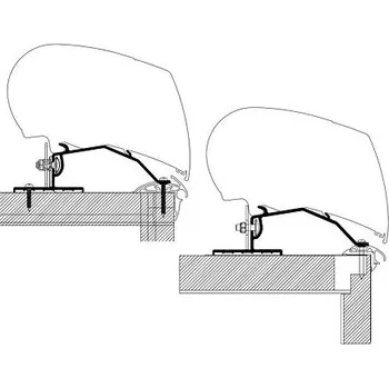 Příslušenství ke karavanu Střešní adaptér pro markýzu Thule Omnistor na karavany délka 3,25 m
