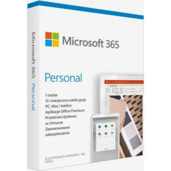 Software Microsoft 365 Personal PL (1 osoba; 5 zařízení ; 12 měsíců; fyzická verze; Polsko) (EP2-32454)