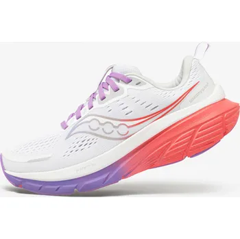 Dámská běžecká obuv SAUCONY Dámské běžecké boty Guide 18 41 BÍLÁ|FIALOVÁ|RŮŽOVÁ