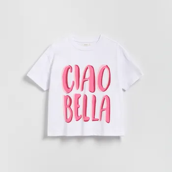 Dámské tričko Reserved - Tričko s potiskem - bílá - ZS437-00X - ZS437-00X-XL