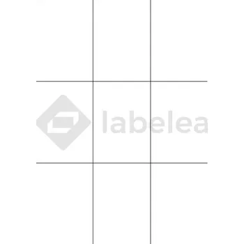 Samolepící etiketa Labelea Samolepicí etikety 70x99 mm bílé papírové, na archu A4, pro laserový a inkoustový tisk, Barva etiket Bílá, Počet archů v balení 100 EPY070099W009S