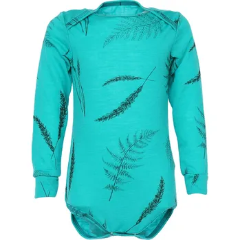 Crawler Rostoucí merino body dlouhý rukáv tenké dětské Louka Velikost: 62-68/74 (4-12 měsíců)