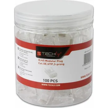 Síťový konektor Wtyk modularny RJ45 UTP 8P8C cat.5e na drut 100szt.