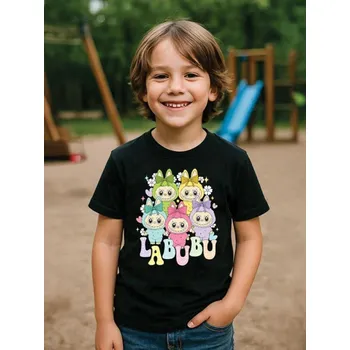 Chlapecké tričko Dětské tričko VSB LABUBU černé , VELIKOST DĚTI 158-164