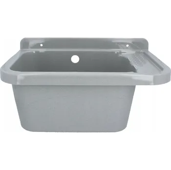 Obraz Jednokomorový dřez z polypropylenu šedý