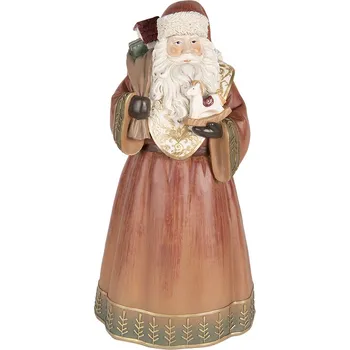 Bytová dekorace Clayre & Eef - Dekorativní figurka Santa Clause 6PR5544