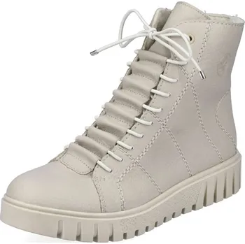 Dámské kozačky Dámská kotníková obuv RIEKER Y3420-61 béžová W5 40