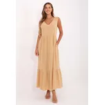 Och Bella Šaty-TW-SK-BI-28007.63 Barva: Béžová, Velikost: M