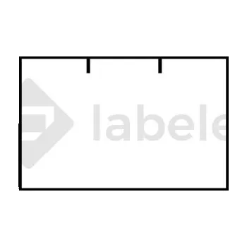 Speciální papír Labelea Samolepicí etikety do kleští, 25x16 mm Contact bílé obdélníkové, lepidlo na mražené povrchy, Barva etiket Bílá ECZ2516COO36W