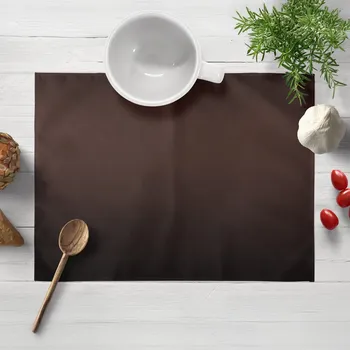 prostírání Saténové prostírání na stůl polyesterový Satén LUX-042 Čokoládově hnědé 30x40 cm