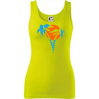 Dámské tričko Palma - Dámské tílko - L ( Limetková )