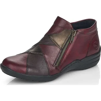 Dámské kozačky Rieker Dámská kotníková obuv REMONTE R7674-36 červená W5 41