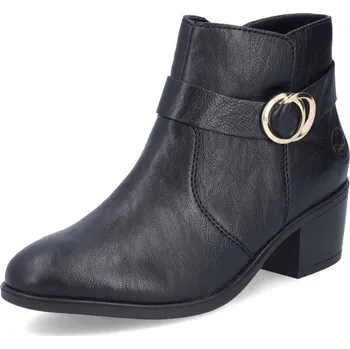 Dámské kozačky Dámská kotníková obuv RIEKER 73975-00 černá W5 40