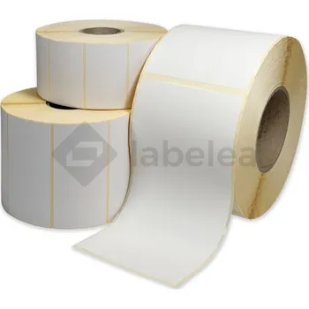 Speciální papír Labelea Samolepicí etikety 68x38 mm bílé papírové pro termotransfer, 2000 etiket na roli, Barva etiket Bílá, Vnitřní průměr dutinky 40 mm EKM068038W020