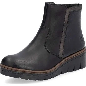 Dámské kozačky Dámská kotníková obuv RIEKER X9150-00 černá W5 42