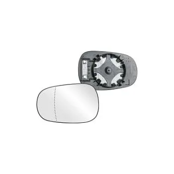 Auto zrcátko Sklo zpětného zrcátka RENAULT MEGANE I | 1995-1999 | vyhřívané | chromové | asférické | TAIWAN |