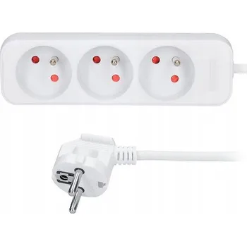 Napájecí kabel Elektrická lišta rozbočka Solight bílá