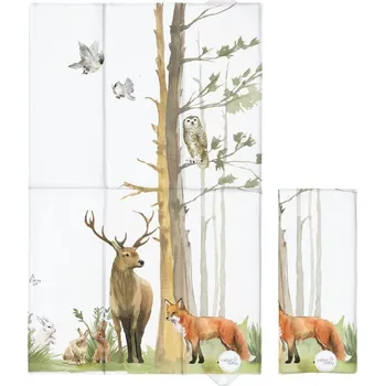 Přebalování Ceba Podložka přebalovací cestovní (60 x 40 cm) Basic Woodland