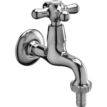 Vodovodní baterie Paffoni Rubinetto portagomma 1/2' c/rosone IRIS Barva: Chrom a zlatá povrchová úprava IRV211CO