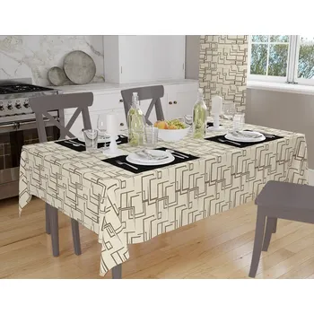 ubrus Orbytex Ubrus teflonový - skoba béžová Rozměry: 35x160, Tvar: Obdélník