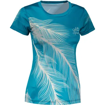 Dámské funkční triko premium ALTISPORT VOJ/ALW001TR01 EMERALD/ŠEDÁ XL