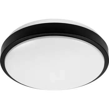 Stropní Svítidlo kulatý LEDLUX 34 x 34 cm bílý, černý