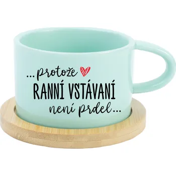 Hrníček makronka - Protože [doplň si sám] není prdel