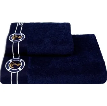 Soft Cotton Ručník MARINE MAN 50x100 cm, 580 g / m², Česaná prémiová bavlna 100%, námořnický vzor