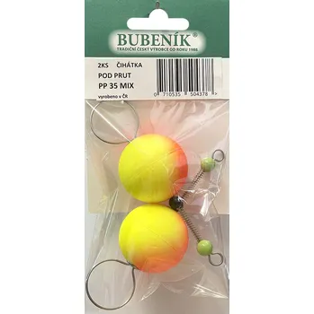 Signalizace záběru Bubeník - Číhátko pod prut 35mm, 2ks barva žlutá,červená