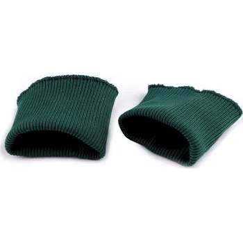 Elastické náplety na rukávy šíře 7 cm Varianta: 14 (010) zelená tmavá, Balení: 1 pár